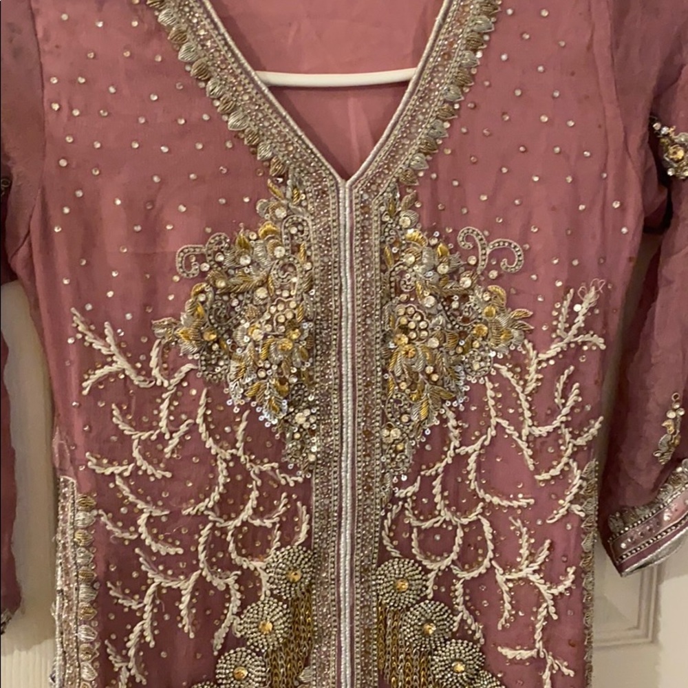 Heavy wedding dress 3pc